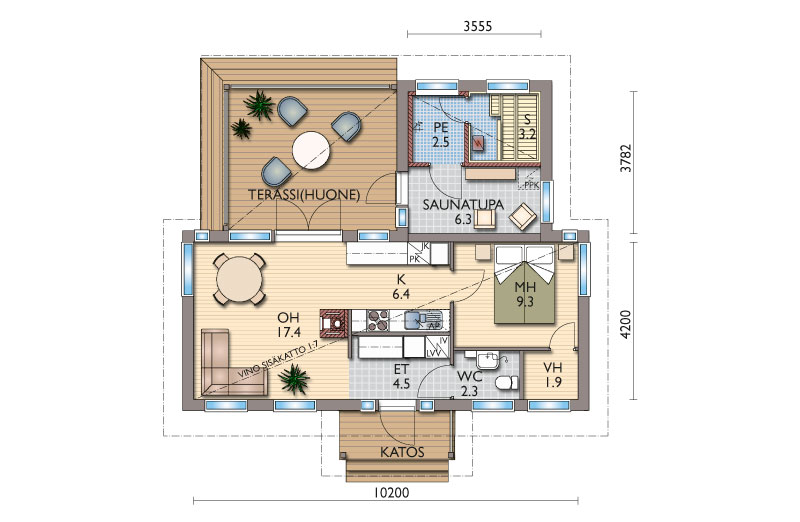 Luonto 55 põhiplaan