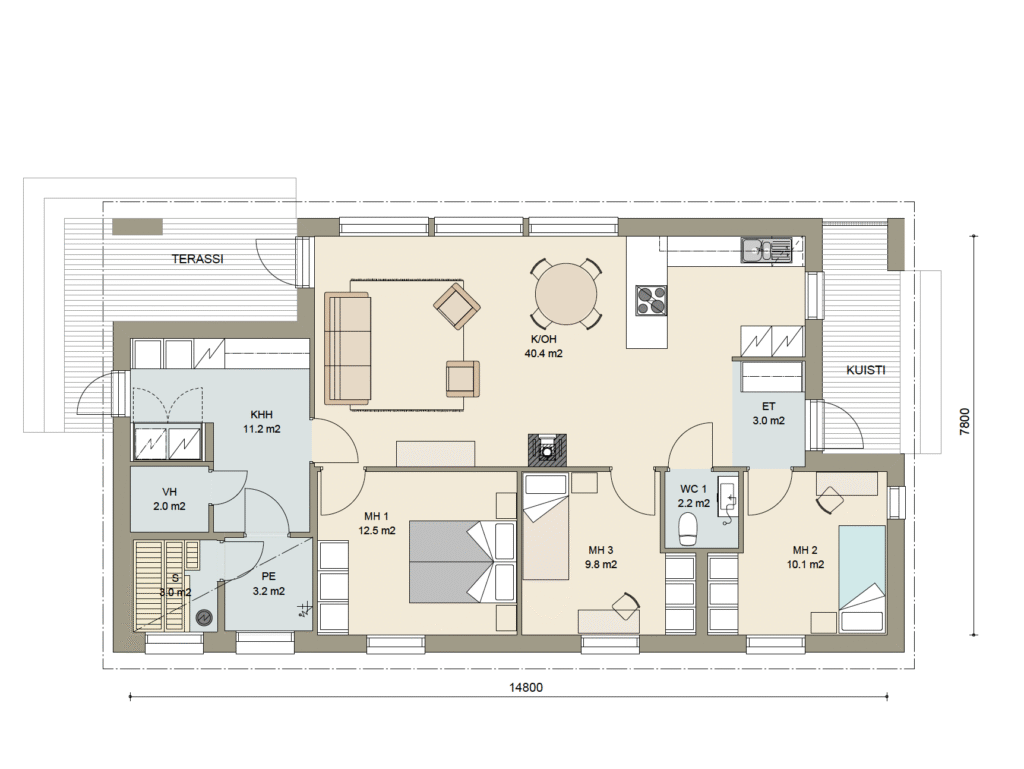 Plazia 101 põhiplaan