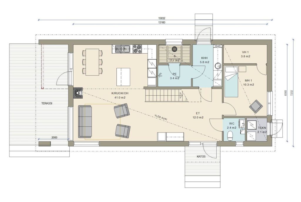 Kuori 125 põhiplaan