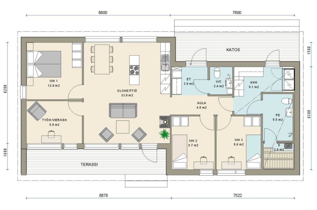 Level 102 põhiplaan