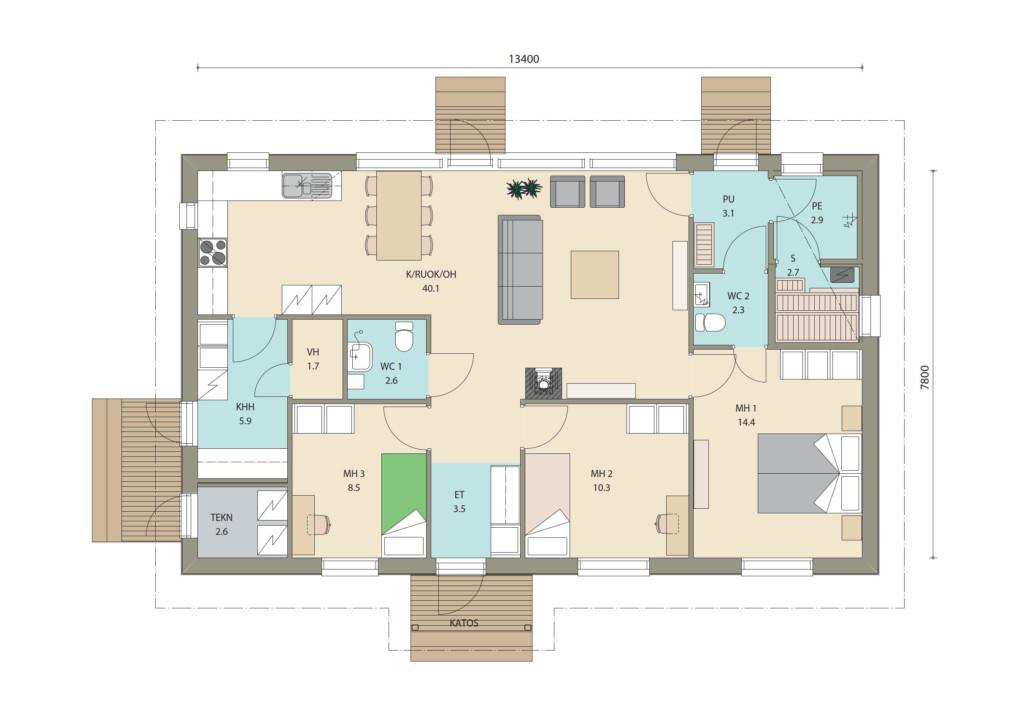 Ready 102 põhiplaan