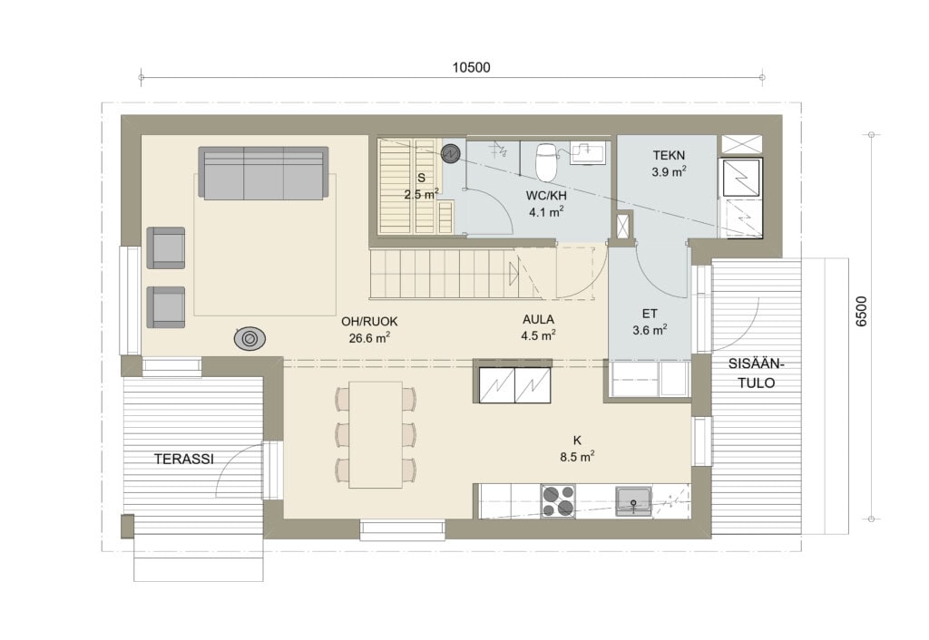 Veistos 107 põhiplaan