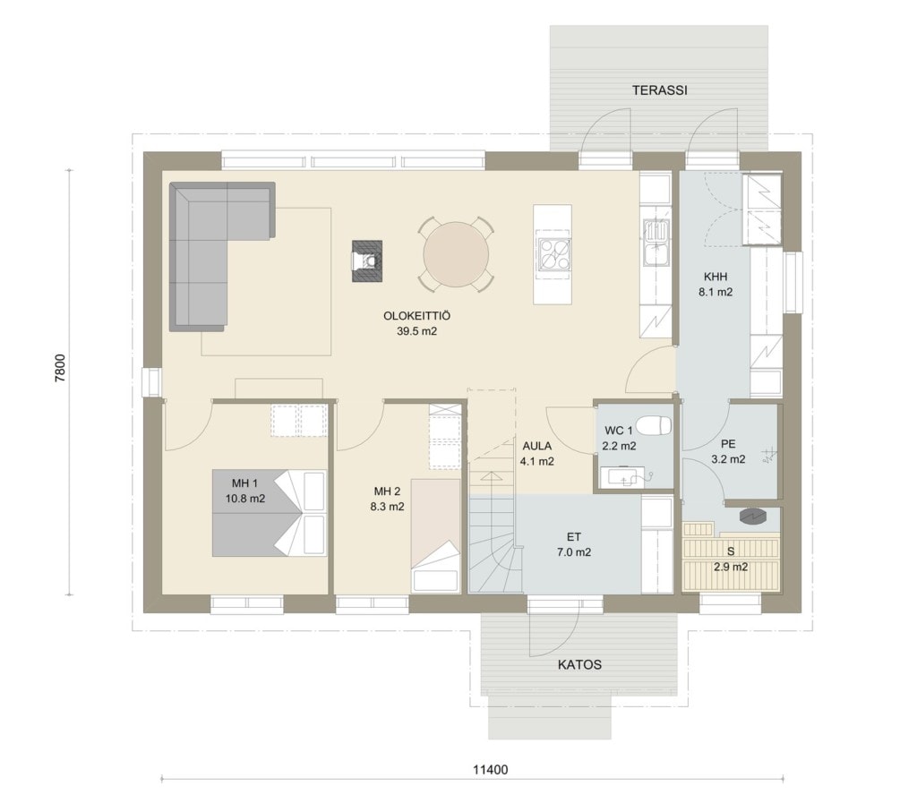 Verso 126 põhiplaan